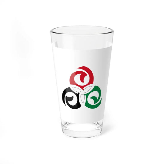 Iraqi National Congress flag (Iraq) Pint Glass 16oz 16oz - Go Mug Yourself