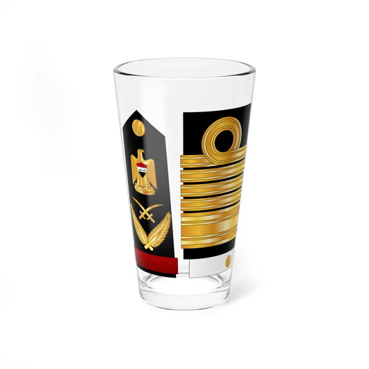 IraqNavyRankInsignia 1 (Iraq) (Military Rank) Pint Glass 16oz 16oz - Go Mug Yourself