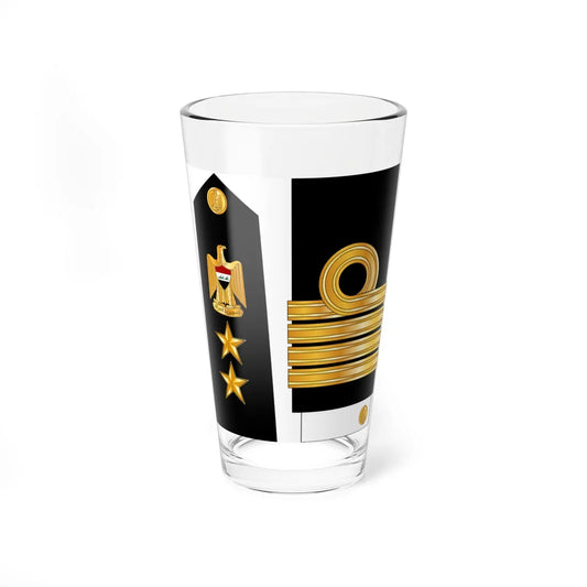 IraqNavyRankInsignia 6 (Iraq) (Military Rank) Pint Glass 16oz 16oz - Go Mug Yourself