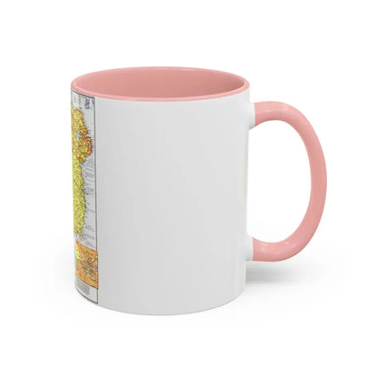 Ireland - A Visitor's Guide (1981) (Map) Accent Coffee Mug - Go Mug Yourself