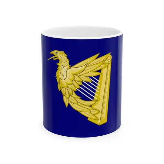 Ireland Eagle Harp Flag (Ireland) White Coffee Mug 11oz - Go Mug Yourself