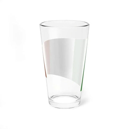 Ireland Flag - iconic waving (Ireland) Pint Glass 16oz - Go Mug Yourself