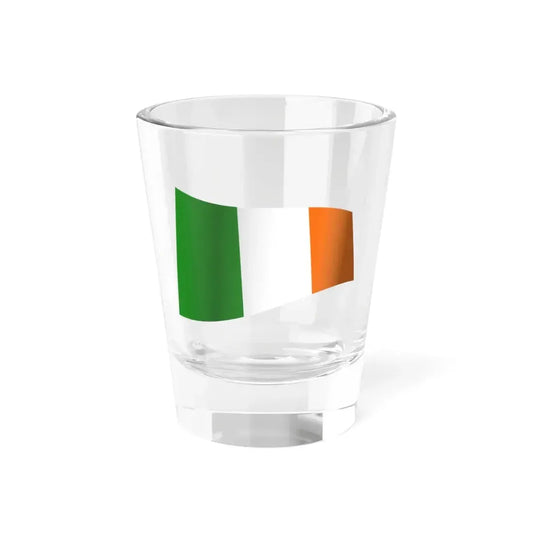 Ireland Flag - iconic waving (Ireland) Shot Glass 1.5oz 1.5oz - Go Mug Yourself