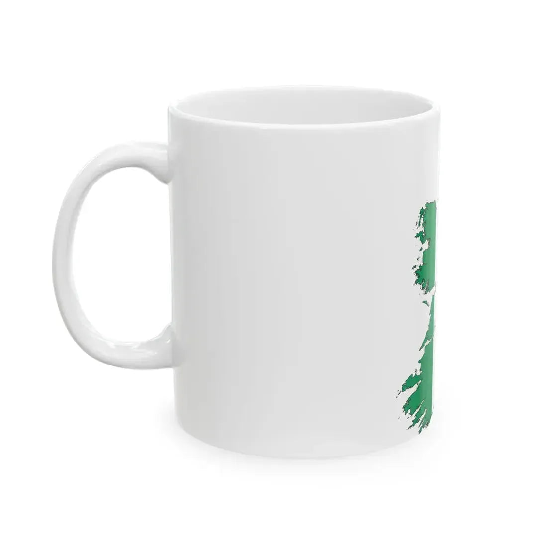 Ireland-Flagmap (Ireland) White Coffee Mug - Go Mug Yourself