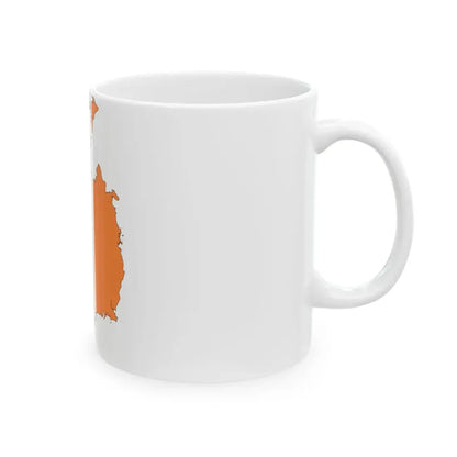 Ireland-Flagmap (Ireland) White Coffee Mug - Go Mug Yourself
