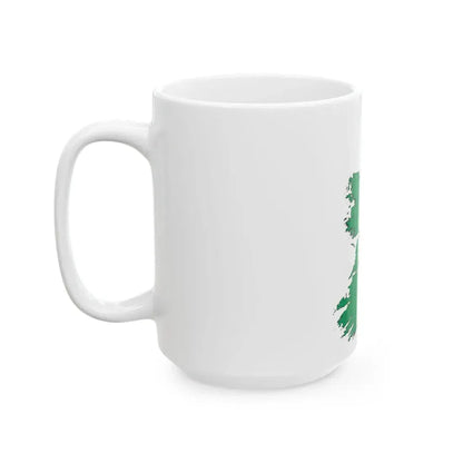 Ireland-Flagmap (Ireland) White Coffee Mug - Go Mug Yourself
