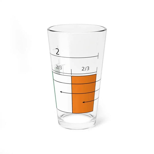 Ireland-he (Ireland) Pint Glass 16oz 16oz - Go Mug Yourself
