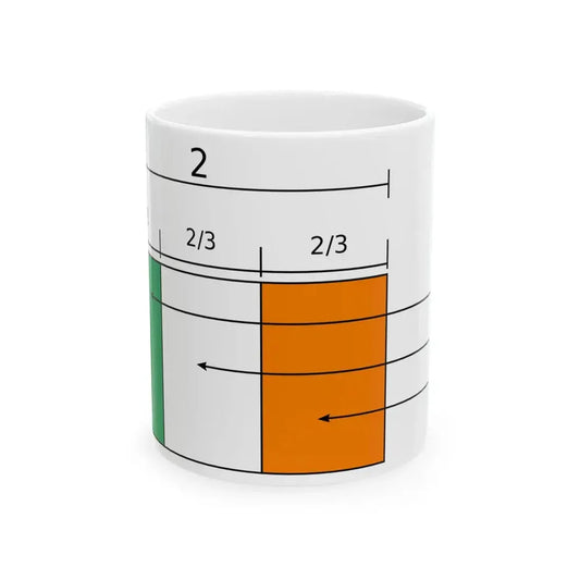 Ireland-he (Ireland) White Coffee Mug 11oz - Go Mug Yourself