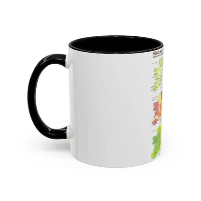 Ireland - Historic Pre-Christian to the Modern Day (1981) (Map) Accent Coffee Mug - Go Mug Yourself