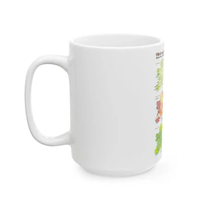 Ireland - Historic Pre-Christian to the Modern Day (1981) (Map) White Coffee Mug - Go Mug Yourself