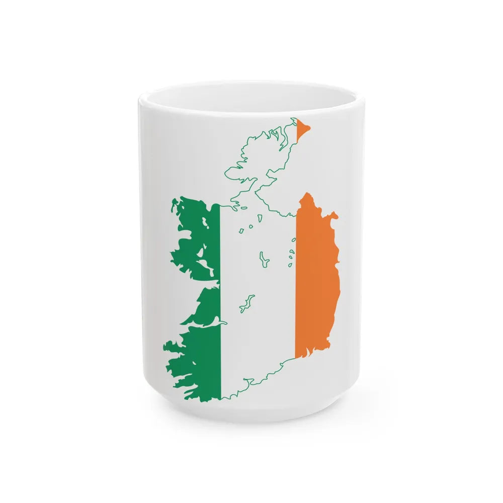 Ireland stub (Ireland) White Coffee Mug 15oz - Go Mug Yourself