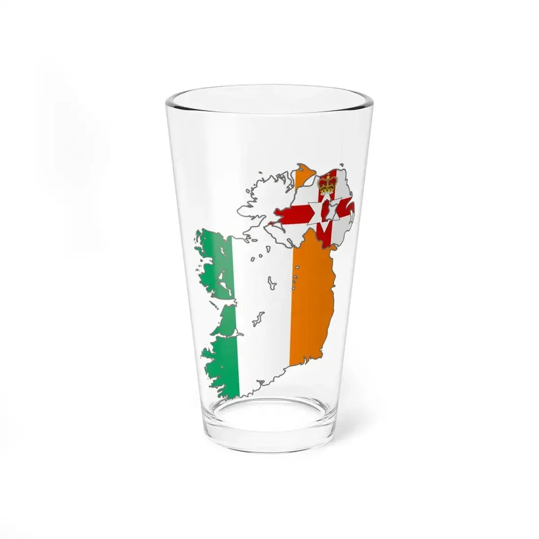 Ireland stub2 (Ireland) Pint Glass 16oz 16oz - Go Mug Yourself
