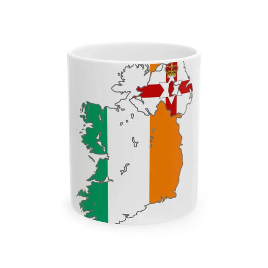 Ireland stub2 (Ireland) White Coffee Mug 11oz - Go Mug Yourself