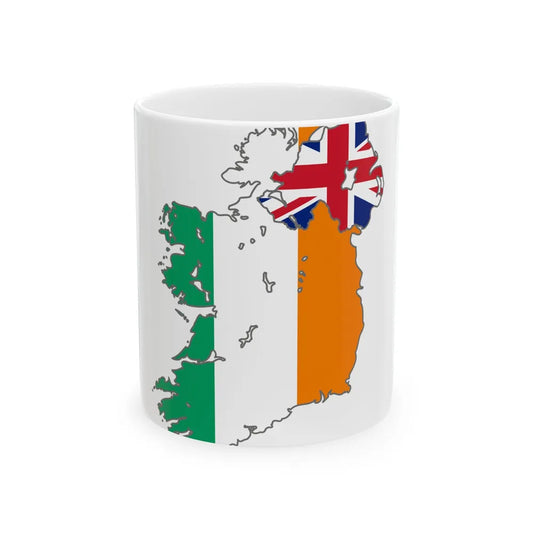 Ireland stub3 (Ireland) White Coffee Mug 11oz - Go Mug Yourself