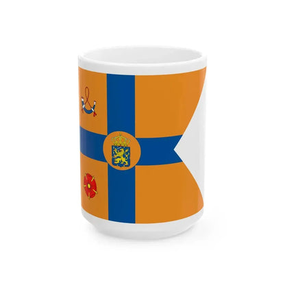 Irene Margriet en Christina vlag (Netherlands) White Coffee Mug 15oz - Go Mug Yourself