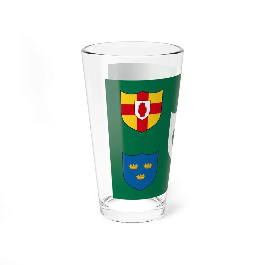 IRFU flag (Ireland) Pint Glass 16oz - Go Mug Yourself