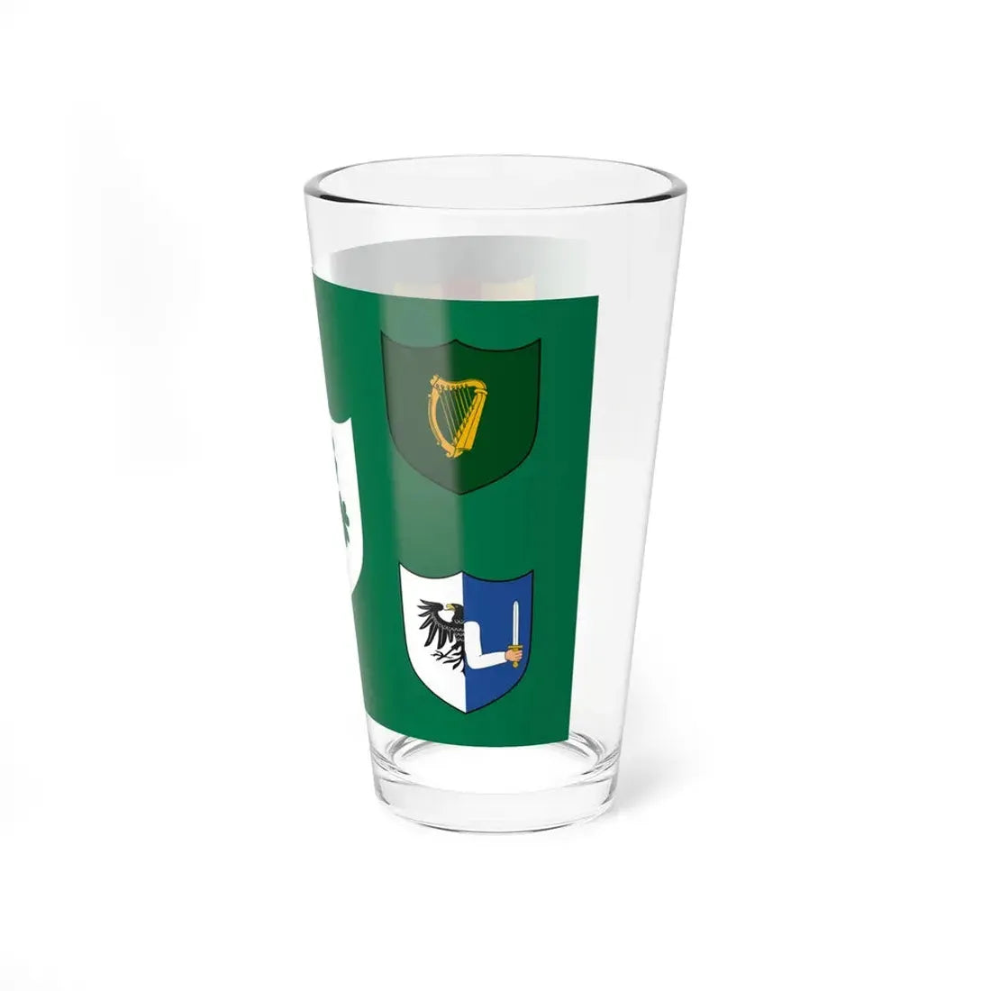 IRFU flag (Ireland) Pint Glass 16oz - Go Mug Yourself