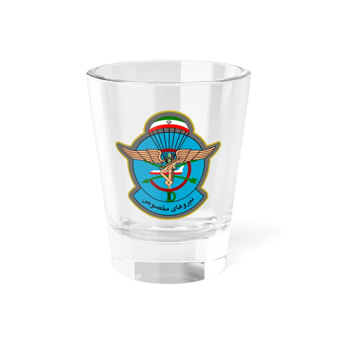 IRGC.Special Forces (Iran) (Coat of Arms) Shot Glass 1.5oz 1.5oz - Go Mug Yourself