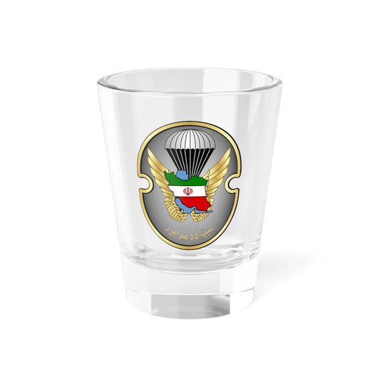 IRI Army 55th Airborne Brigade (Iran) (Coat of Arms) Shot Glass 1.5oz 1.5oz - Go Mug Yourself