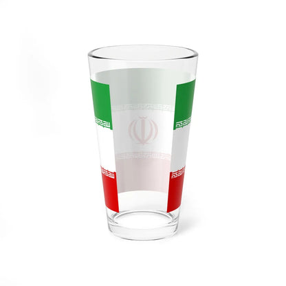 IRI flag with the first takbir design (Iran) Pint Glass 16oz - Go Mug Yourself