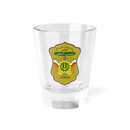 IRI.C.I.D.Police (Iran) (Coat of Arms) Shot Glass 1.5oz 1.5oz - Go Mug Yourself