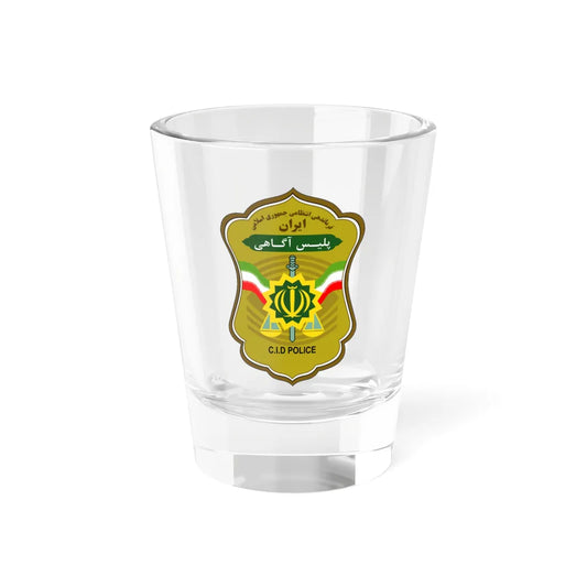 IRI.C.I.D.Police (Iran) (Coat of Arms) Shot Glass 1.5oz 1.5oz - Go Mug Yourself
