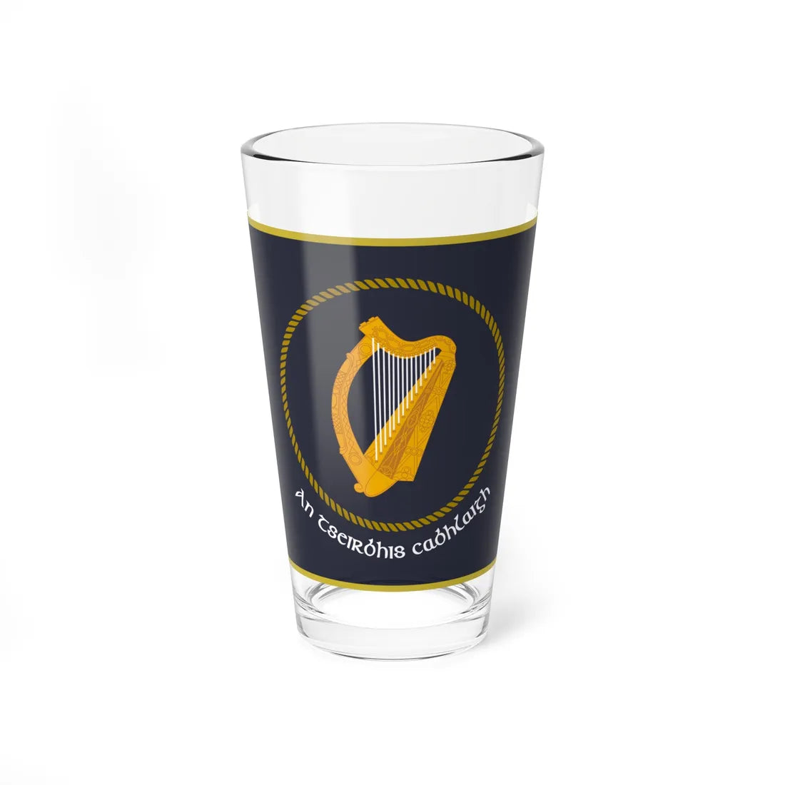 Irish Naval Service Flag (Ireland) Pint Glass 16oz 16oz - Go Mug Yourself