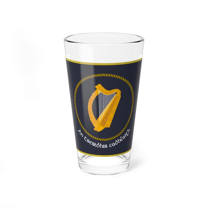 Irish Naval Service Flag (Ireland) Pint Glass 16oz 16oz - Go Mug Yourself
