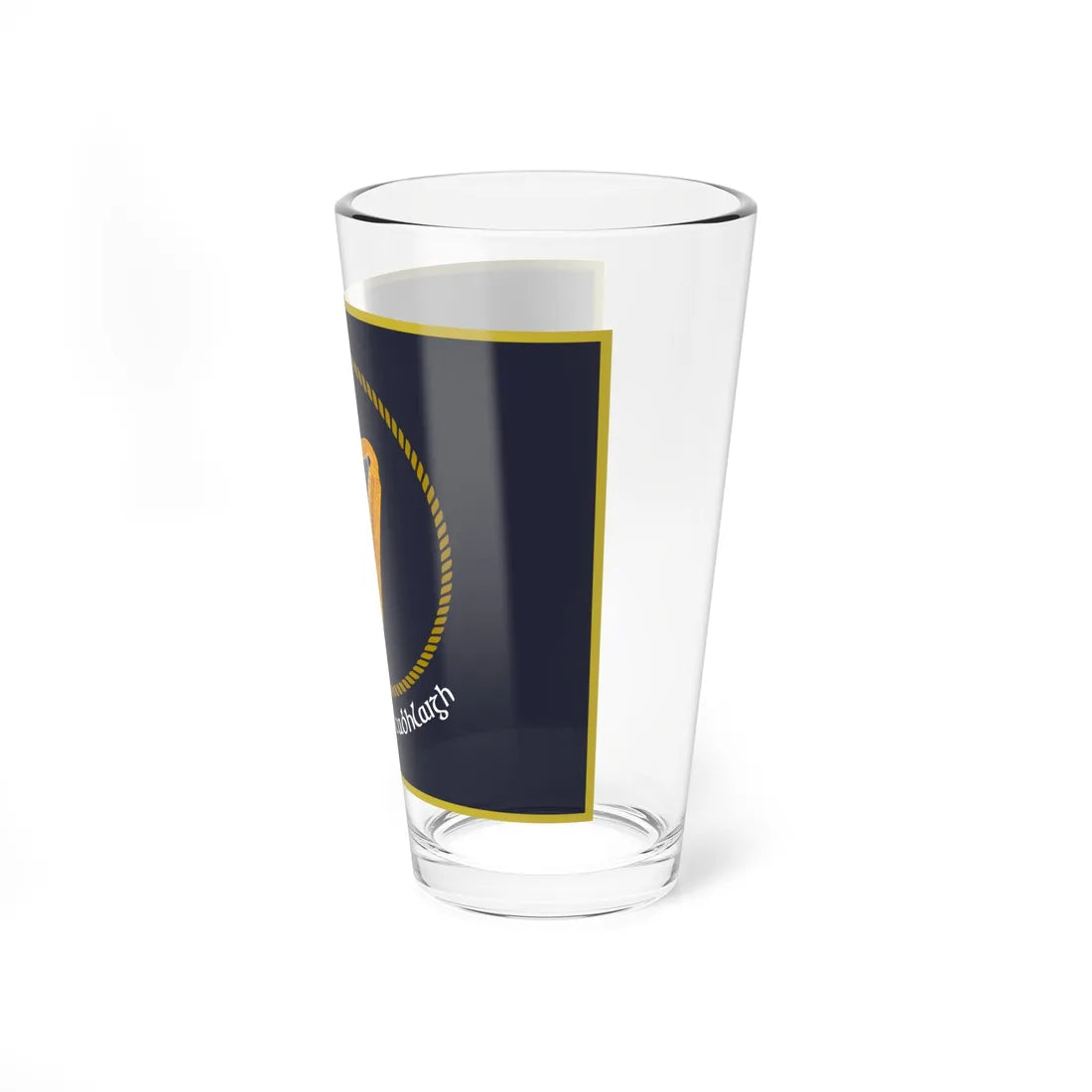 Irish Naval Service Flag (Ireland) Pint Glass 16oz - Go Mug Yourself