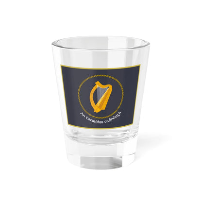 Irish Naval Service Flag (Ireland) Shot Glass 1.5oz 1.5oz - Go Mug Yourself