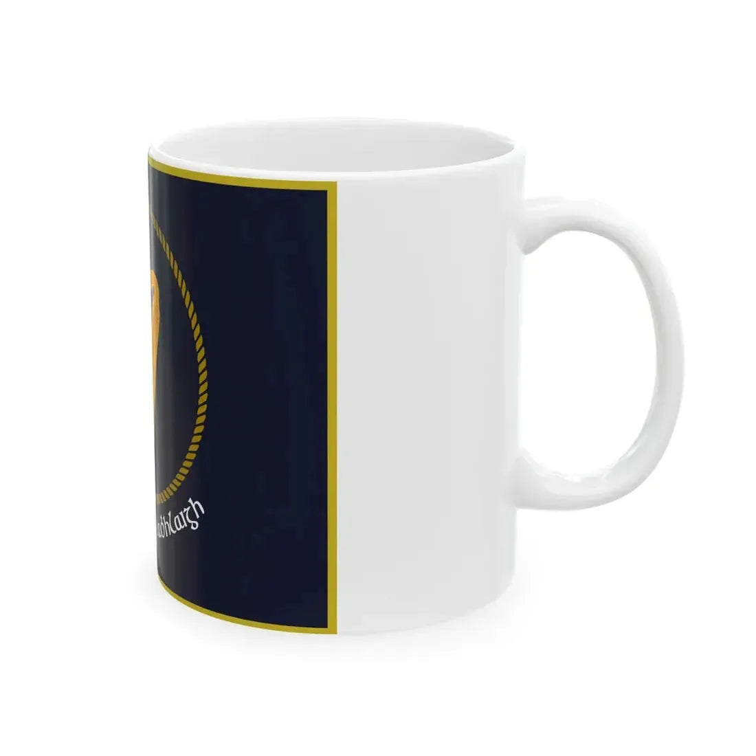 Irish Naval Service Flag (Ireland) White Coffee Mug - Go Mug Yourself