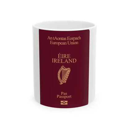 Irish Passport - White Coffee Mug 11oz - Go Mug Yourself
