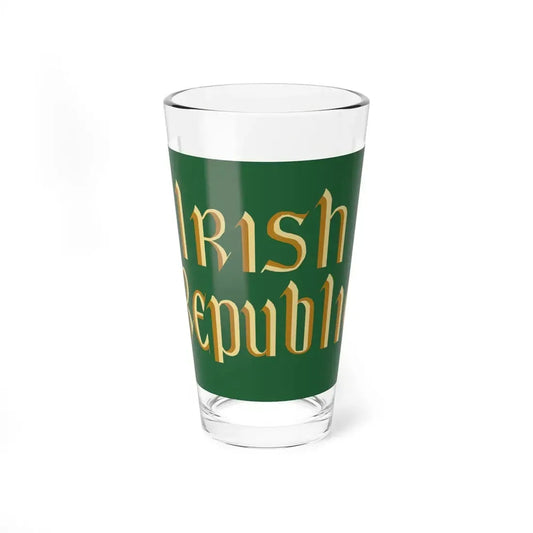 Irish Republic Flag (Ireland) Pint Glass 16oz 16oz - Go Mug Yourself