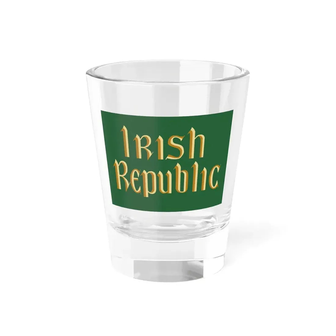 Irish Republic Flag (Ireland) Shot Glass 1.5oz 1.5oz - Go Mug Yourself
