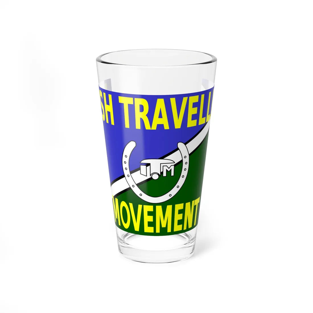 Irish Traveller Movement flag (Ireland) Pint Glass 16oz 16oz - Go Mug Yourself