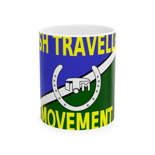 Irish Traveller Movement flag (Ireland) White Coffee Mug 11oz - Go Mug Yourself
