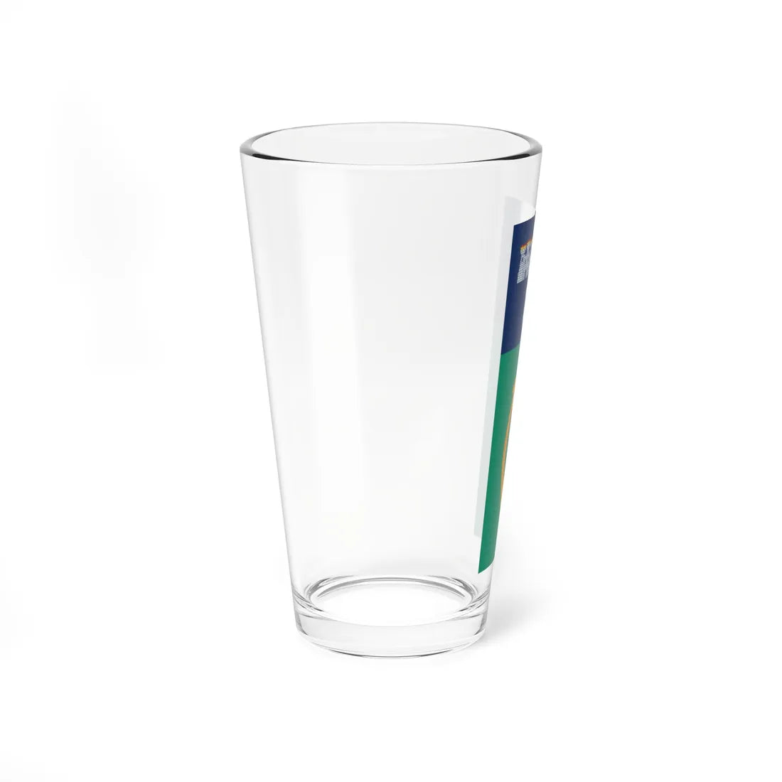 IRL Dublin flag vertical (Ireland) Pint Glass 16oz - Go Mug Yourself