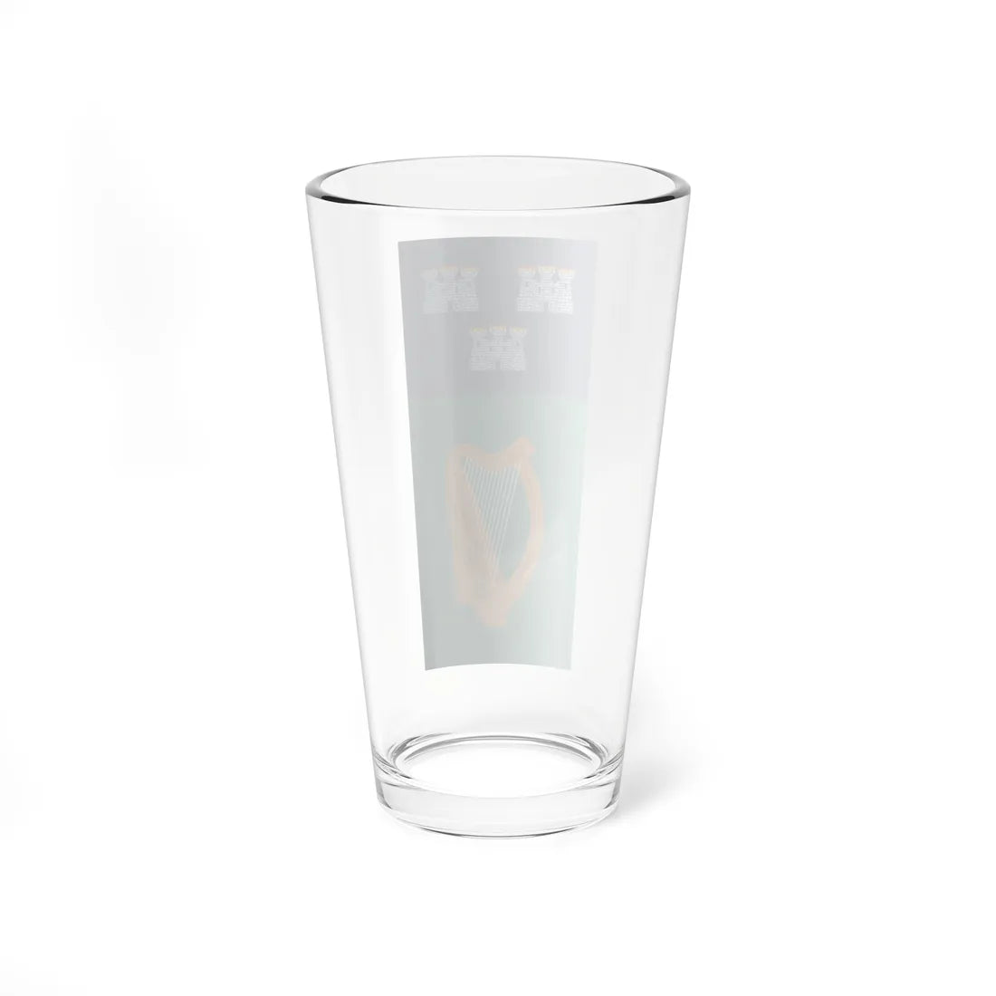 IRL Dublin flag vertical (Ireland) Pint Glass 16oz - Go Mug Yourself
