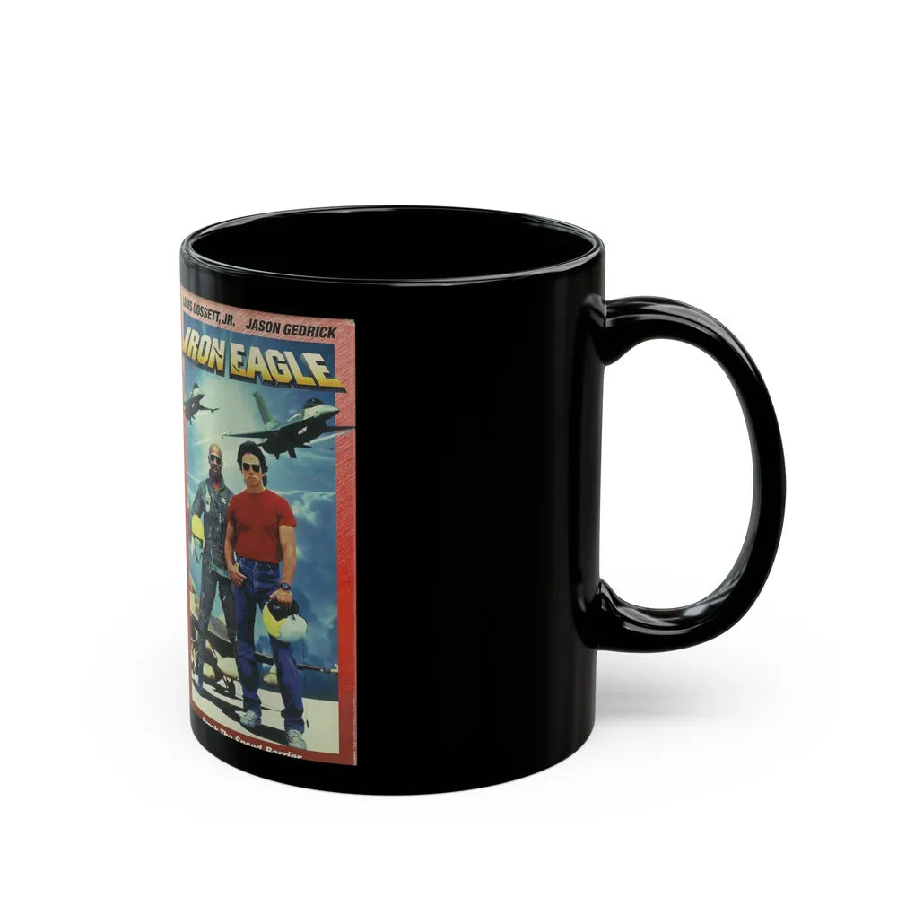 IRON EAGLE (VHS COVER) - Black Coffee Mug-Go Mug Yourself