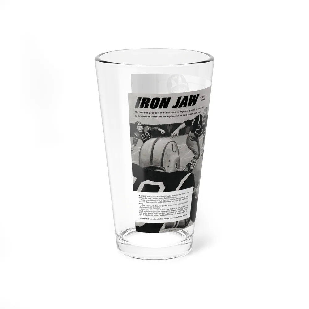 Iron Jaw, Adventure magazine, December 1963 - Pint Glass 16oz-Go Mug Yourself