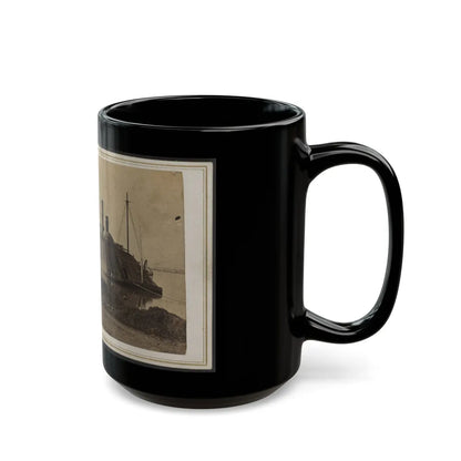 Ironclad Uss Essex At Baton Rouge, Louisiana (U.S. Civil War) Black Coffee Mug-Go Mug Yourself