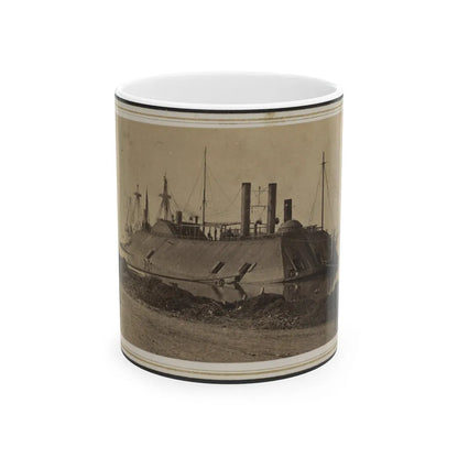 Ironclad Uss Essex At Baton Rouge, Louisiana (U.S. Civil War) White Coffee Mug-11oz-Go Mug Yourself