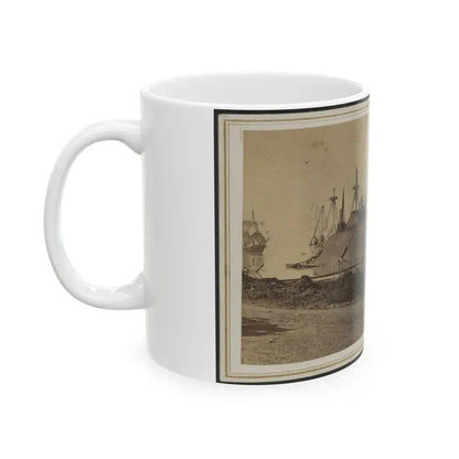 Ironclad Uss Essex At Baton Rouge, Louisiana (U.S. Civil War) White Coffee Mug - Go Mug Yourself