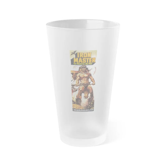 IRONMASTER (FRENCH) 1983 Movie Poster - Frosted Pint Glass 16oz-16oz-Frosted-Go Mug Yourself