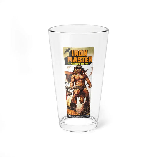 IRONMASTER (FRENCH) 1983 Movie Poster - Pint Glass 16oz 16oz - Go Mug Yourself