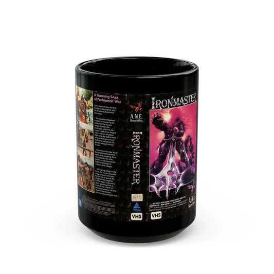 IRONMASTER (VHS COVER) - Black Coffee Mug 15oz - Go Mug Yourself