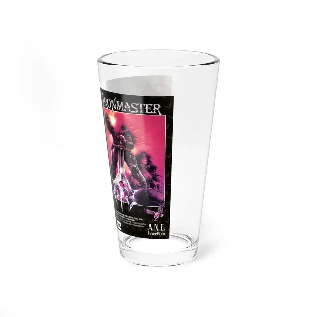 IRONMASTER (VHS COVER) Pint Glass 16oz - Go Mug Yourself
