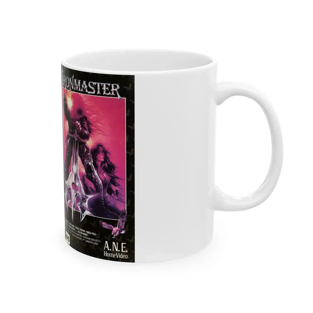 IRONMASTER (VHS COVER) - White Coffee Mug - Go Mug Yourself