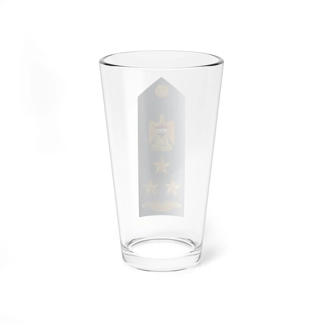 IRQAF Amid BG (Iraq) (Military Rank) Pint Glass 16oz - Go Mug Yourself