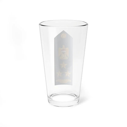 IRQAF Amid BG (Iraq) (Military Rank) Pint Glass 16oz - Go Mug Yourself